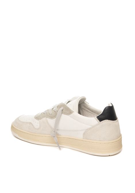 sneaker court 2.0 vintage bianco/blu D.A.T.E. | COURT 2.0 U VINTAGECALF-WHT/BLU